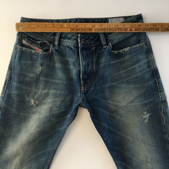 Deisel New-Fanker Regular Slim Bootcut Button Fly Jeans 33 - Picture 9 of 11